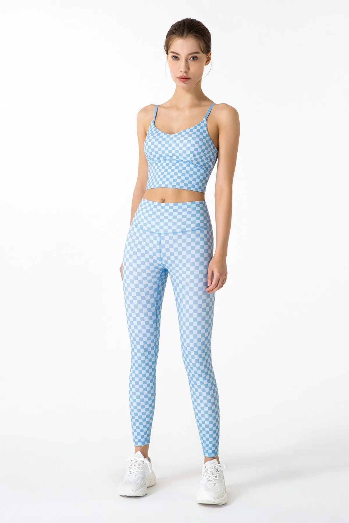 GRID GIRL Cami Bra & Workout Legging Sets