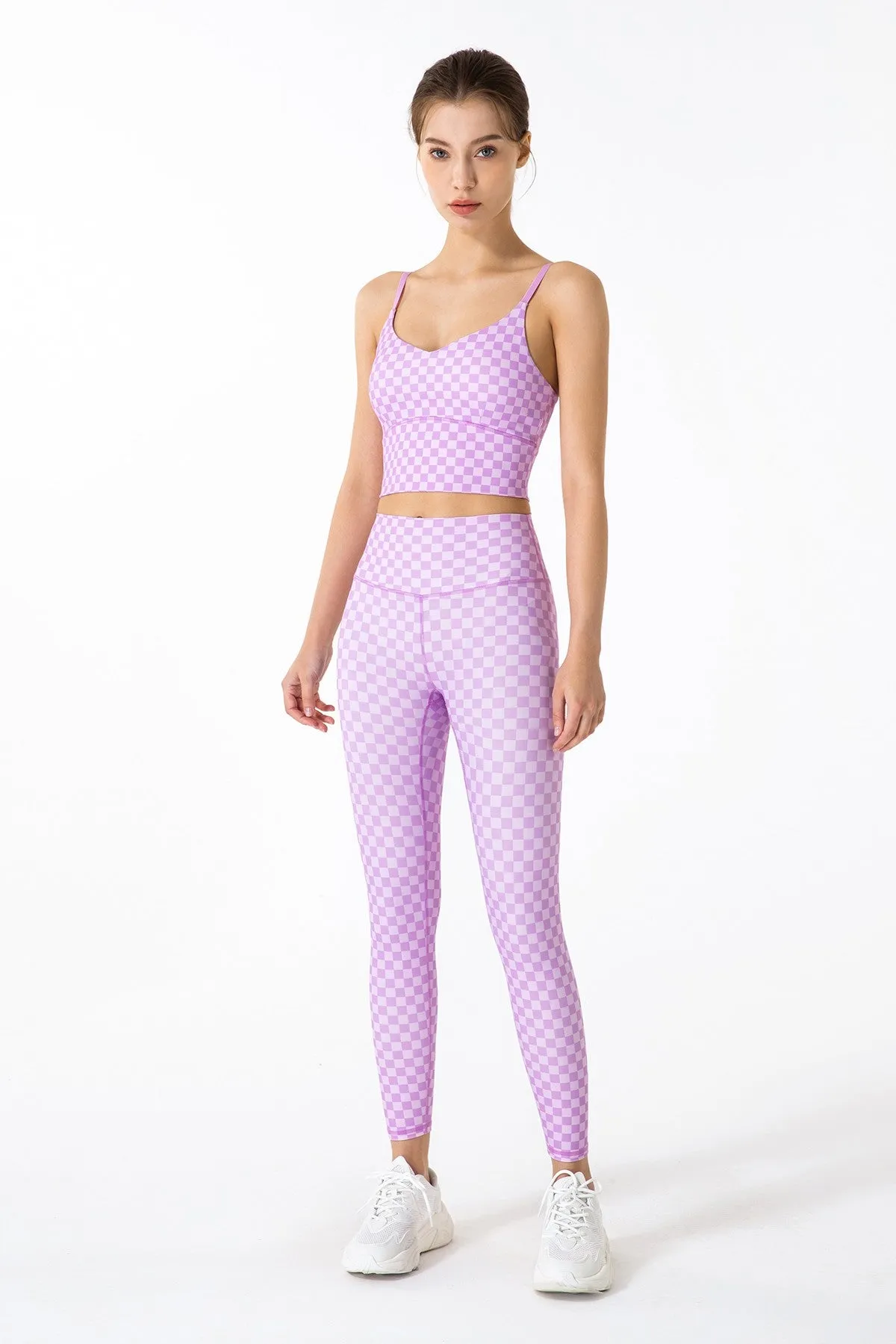 GRID GIRL Cami Bra & Workout Legging Sets