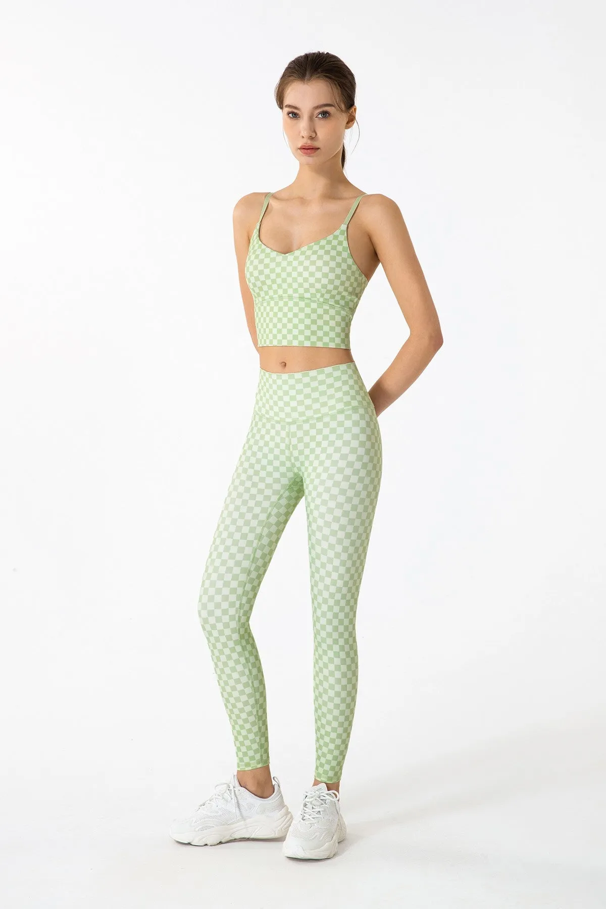 GRID GIRL Cami Bra & Workout Legging Sets