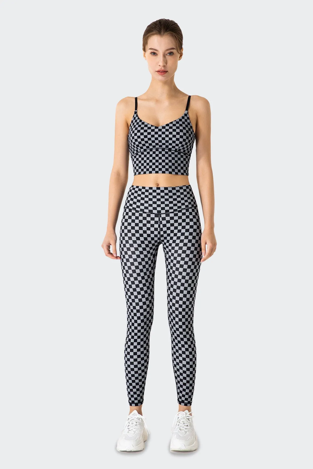 GRID GIRL Cami Bra & Workout Legging Sets