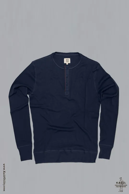 Henley Harri - Navy - S, M, L, XL