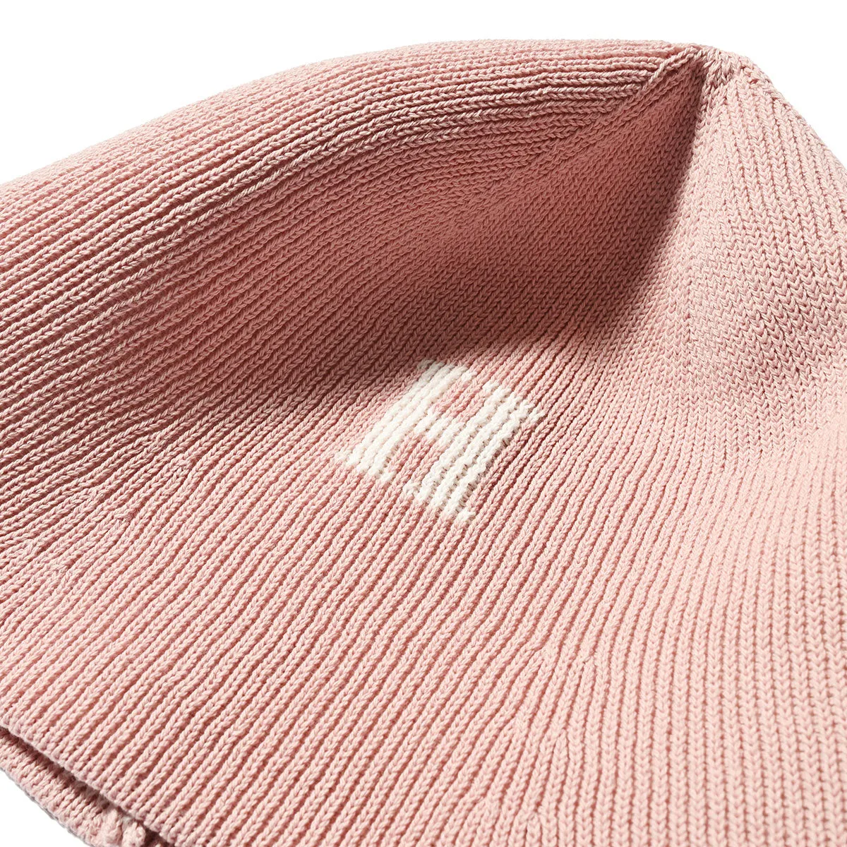 HOMEGAME - H LOGO COTTON KNIT HAT PINK【HG241415】