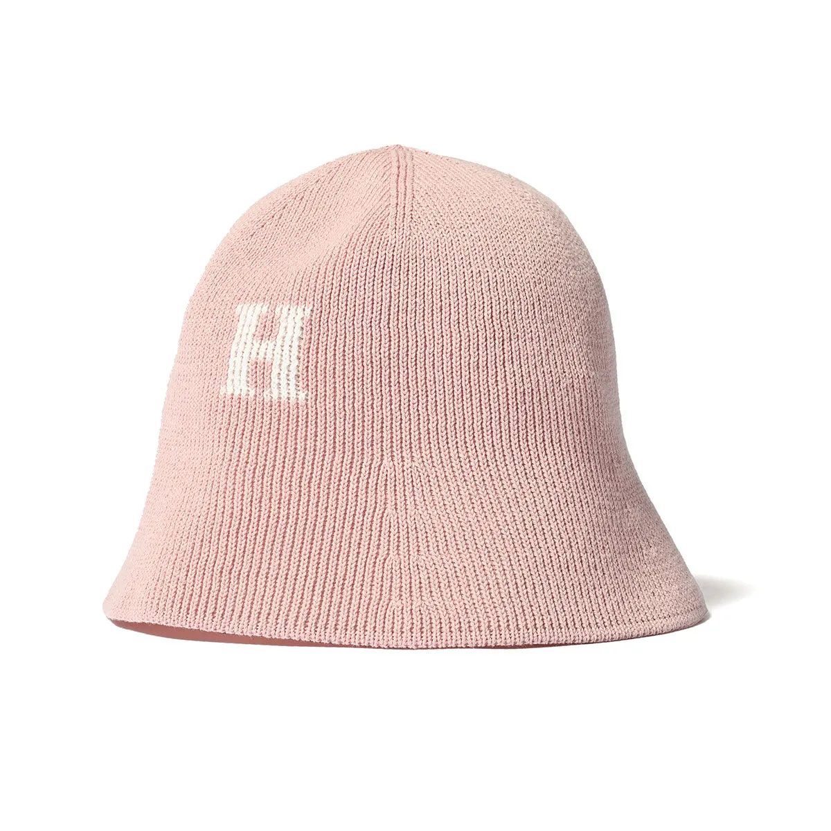 HOMEGAME - H LOGO COTTON KNIT HAT PINK【HG241415】