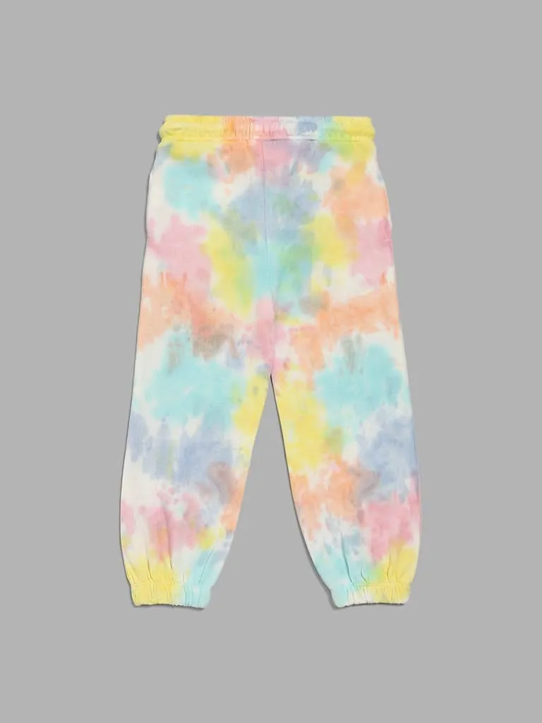 HOP Kids Multicolour Unicorn Joggers