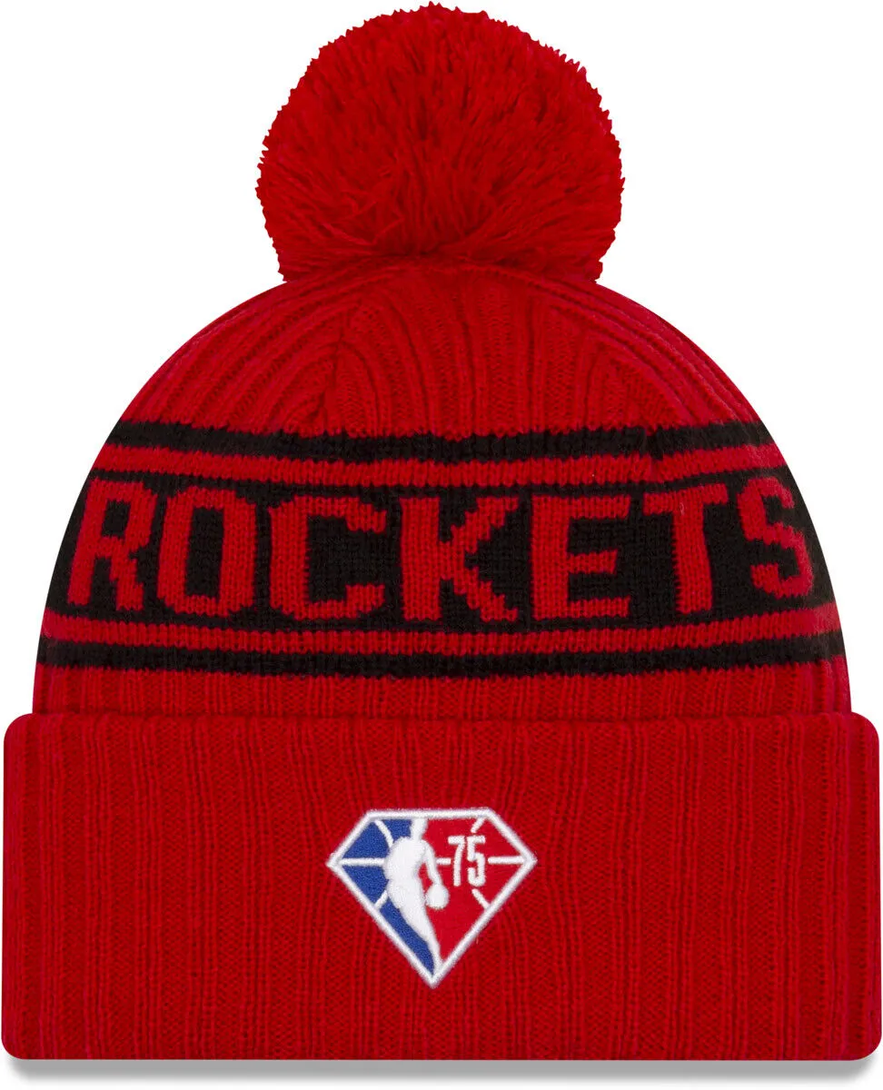 Houston Rockets New Era NBA 2021 Draft Knit Bobble Hat