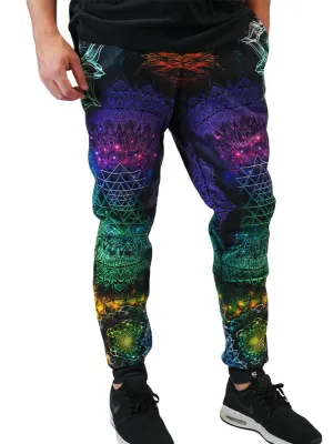 Illuminated Mandala Unisex Joggers