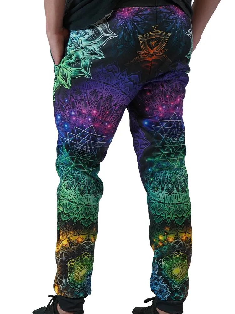 Illuminated Mandala Unisex Joggers