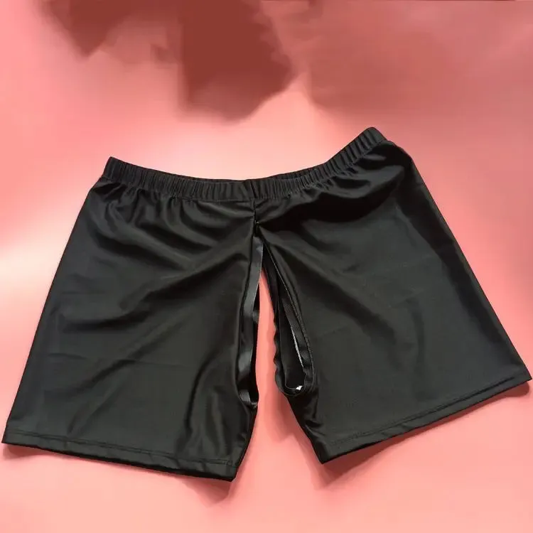 Invisible Zipper Open Crotch Boxer