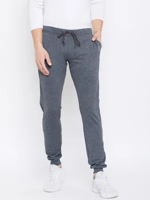 JUMP USA Men Slim Fit  Grey Solid Active Wear Joggers