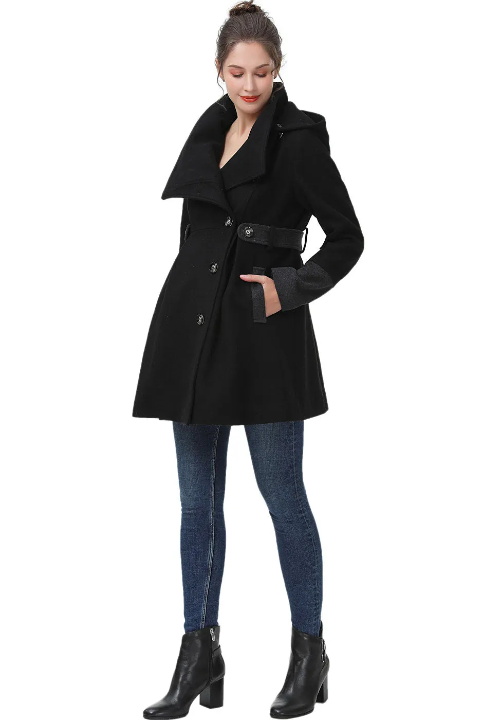 Kimi   Kai Maternity "Harper" Wool Coat