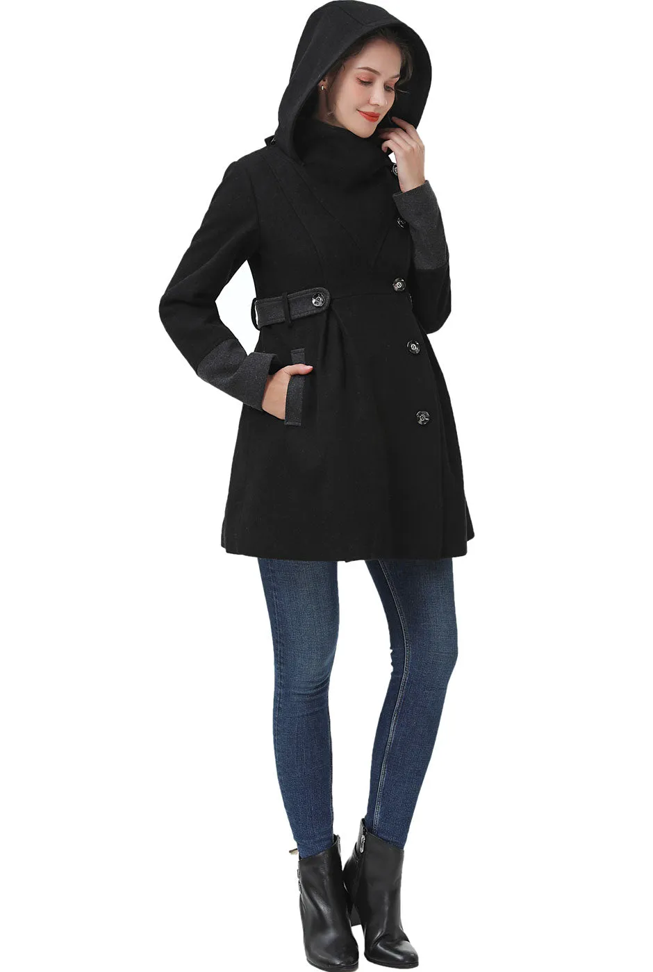 Kimi   Kai Maternity "Harper" Wool Coat