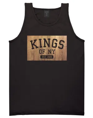 Kings Of NY Hardwood Basketball Logo Tank Top