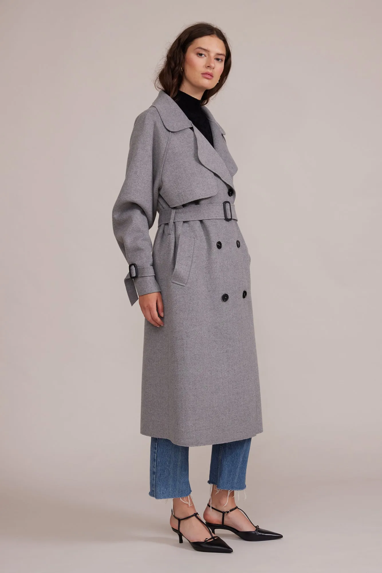 Klaus Trench Coat - Grey