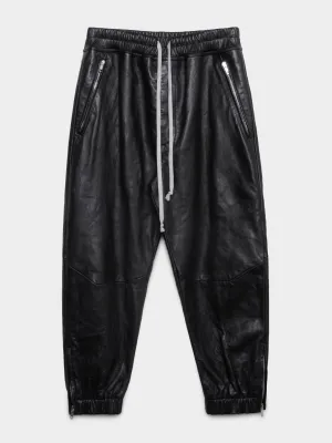 Leather Joggers