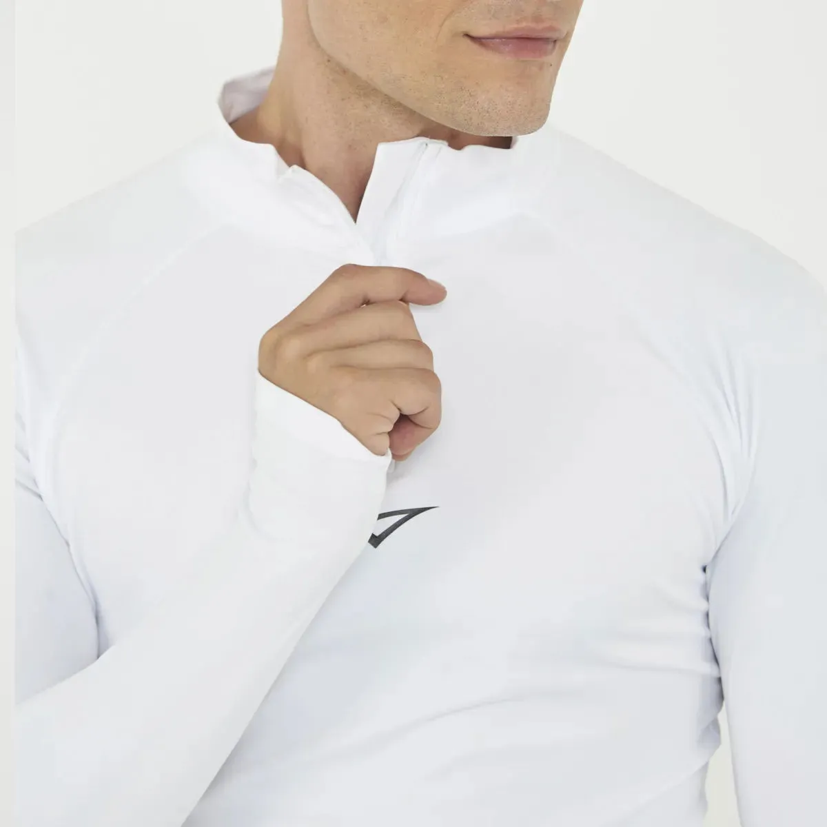 Legea Ironboy Turbo Long Sleeve Compression Top White