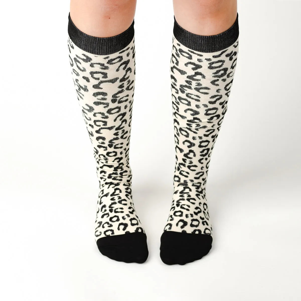 Leopard Print Compression Socks