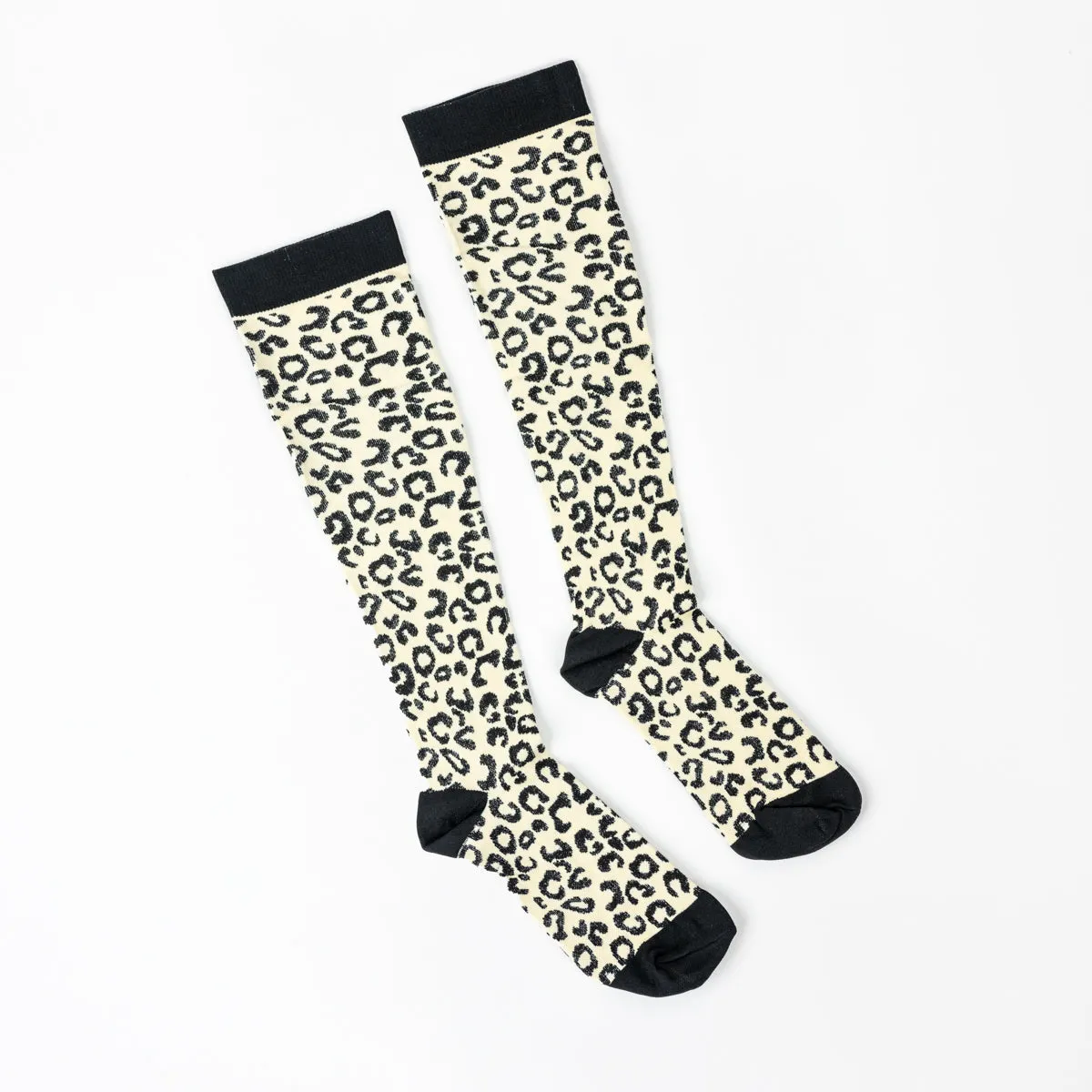 Leopard Print Compression Socks