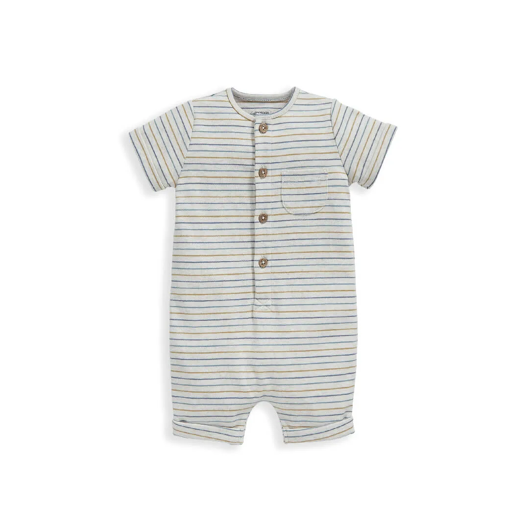 Mamas and Papas Stripe Shortie Romper