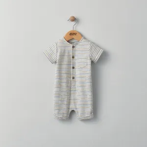 Mamas and Papas Stripe Shortie Romper