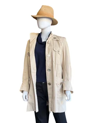 Marlene Birger Beige Trench Coat /Small