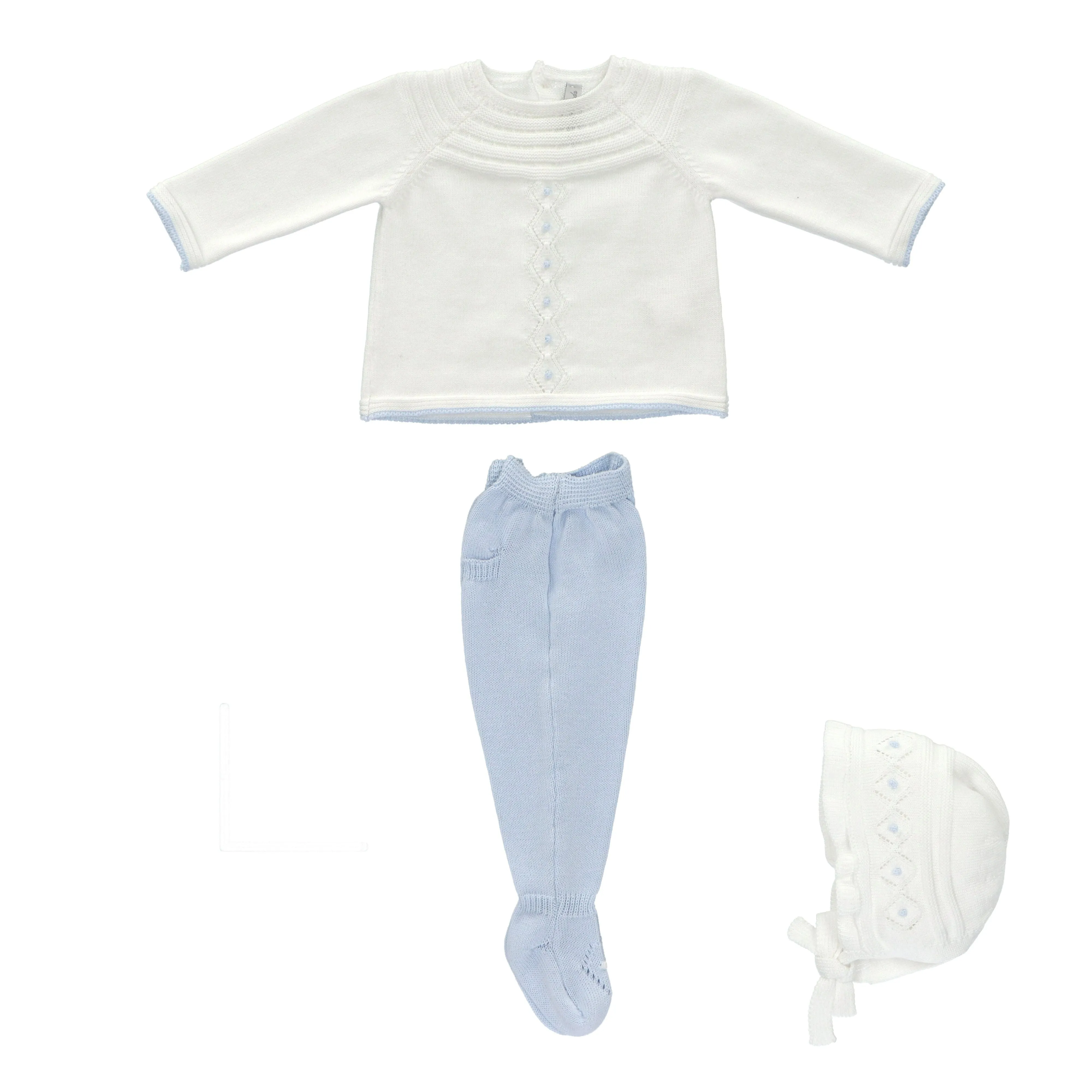 Martin Aranda White & Blue Unisex Set