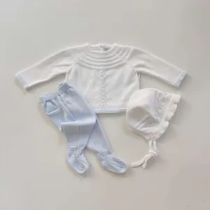 Martin Aranda White & Blue Unisex Set