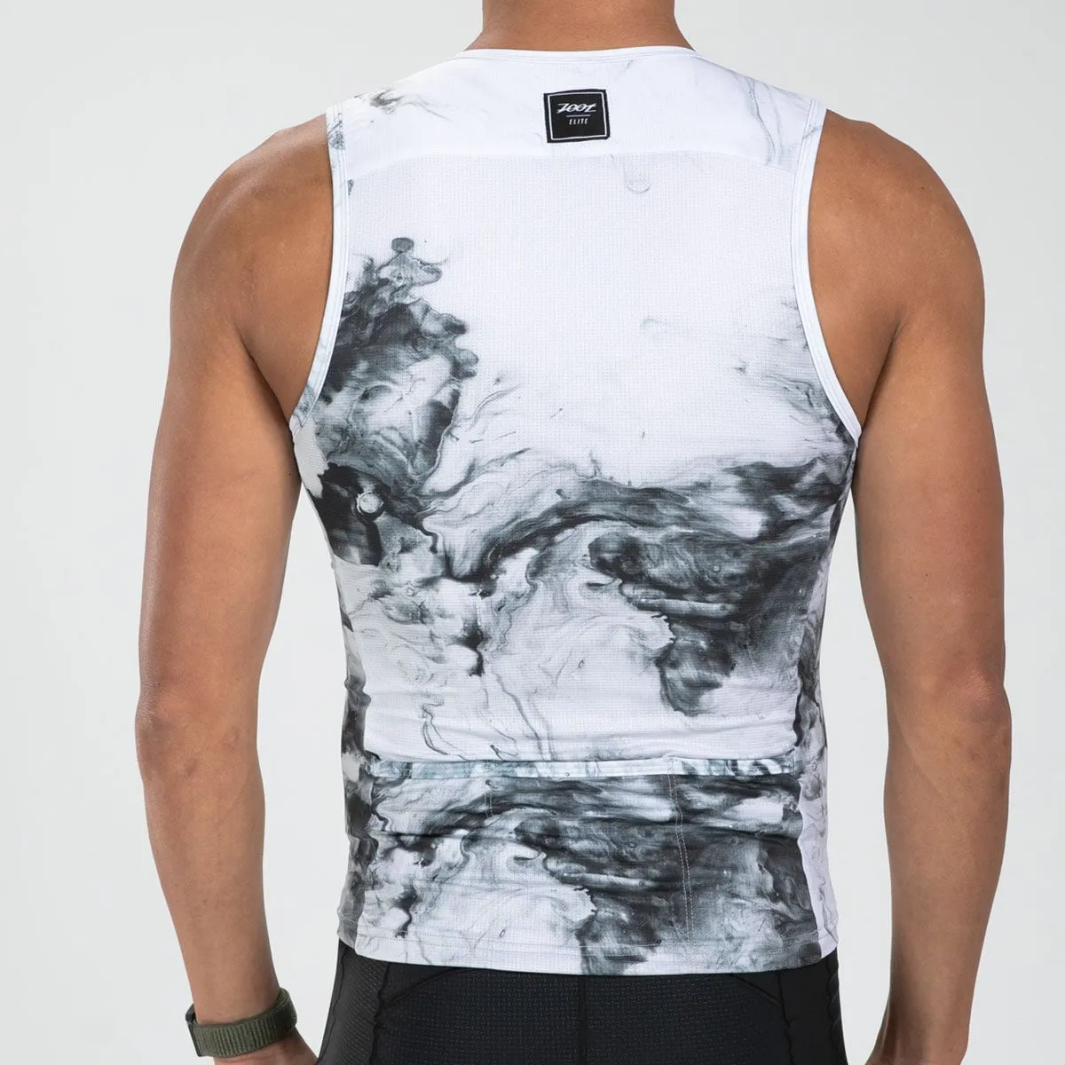 Men's Elite Tri Tank - White Hot