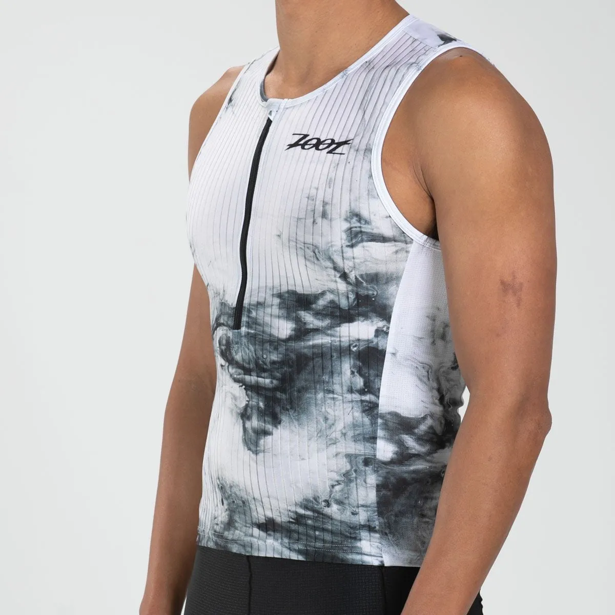 Men's Elite Tri Tank - White Hot