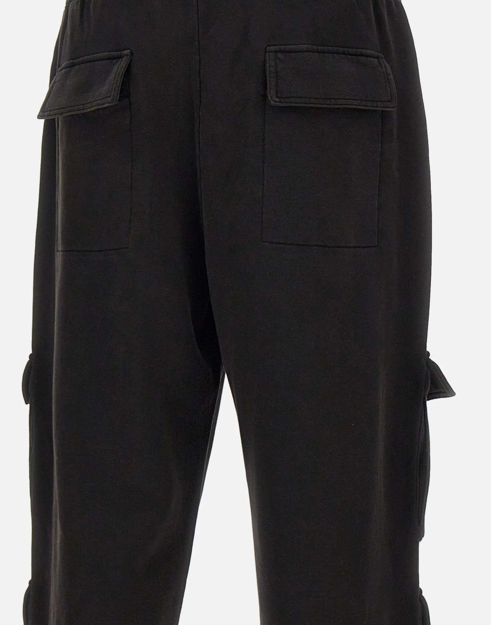 New Diagonal Cotton Jogger in Black