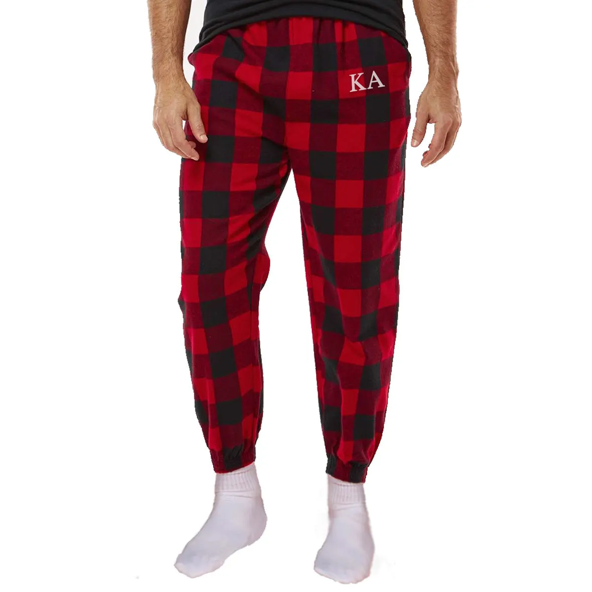 New! Kappa Alpha Flannel Joggers