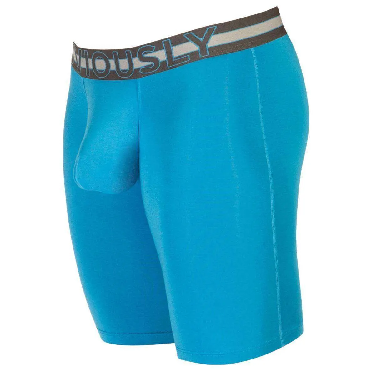 Obviously EveryMan AnatoMAX Boxer Brief 9inch Leg - Bondi Blue