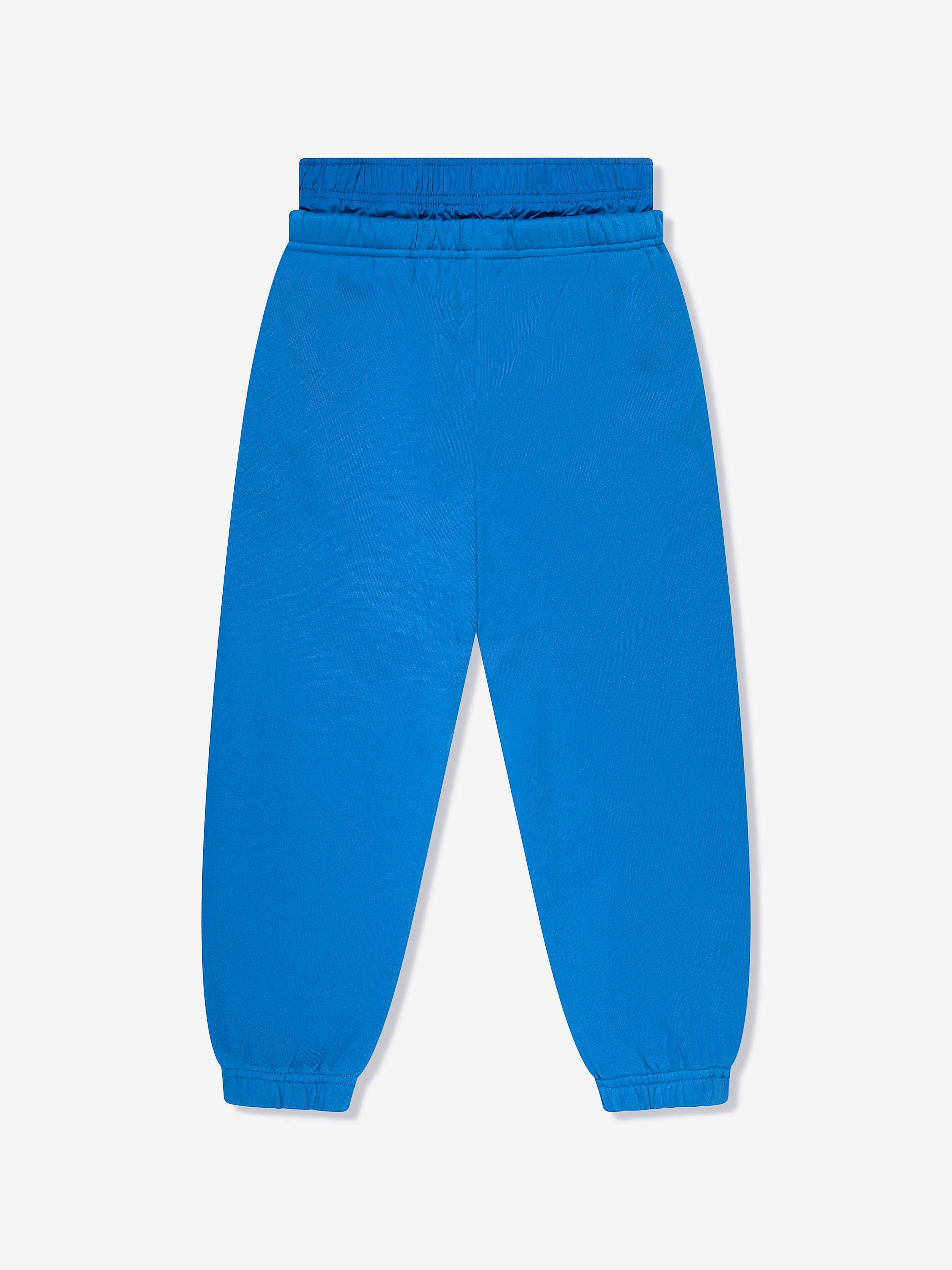 Off-White Boys Baseball Logo Joggers in Blue