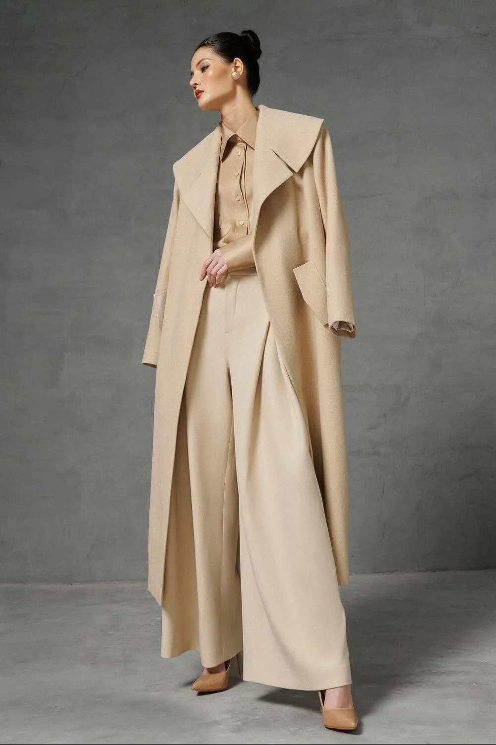 Patricia Long Sleeves Trench Coat