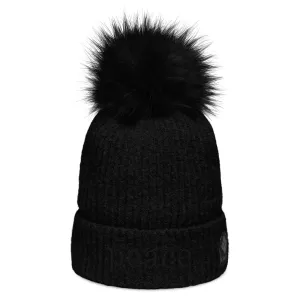 Peace Onyx Embroidered Columbia Pom-Pom Beanie