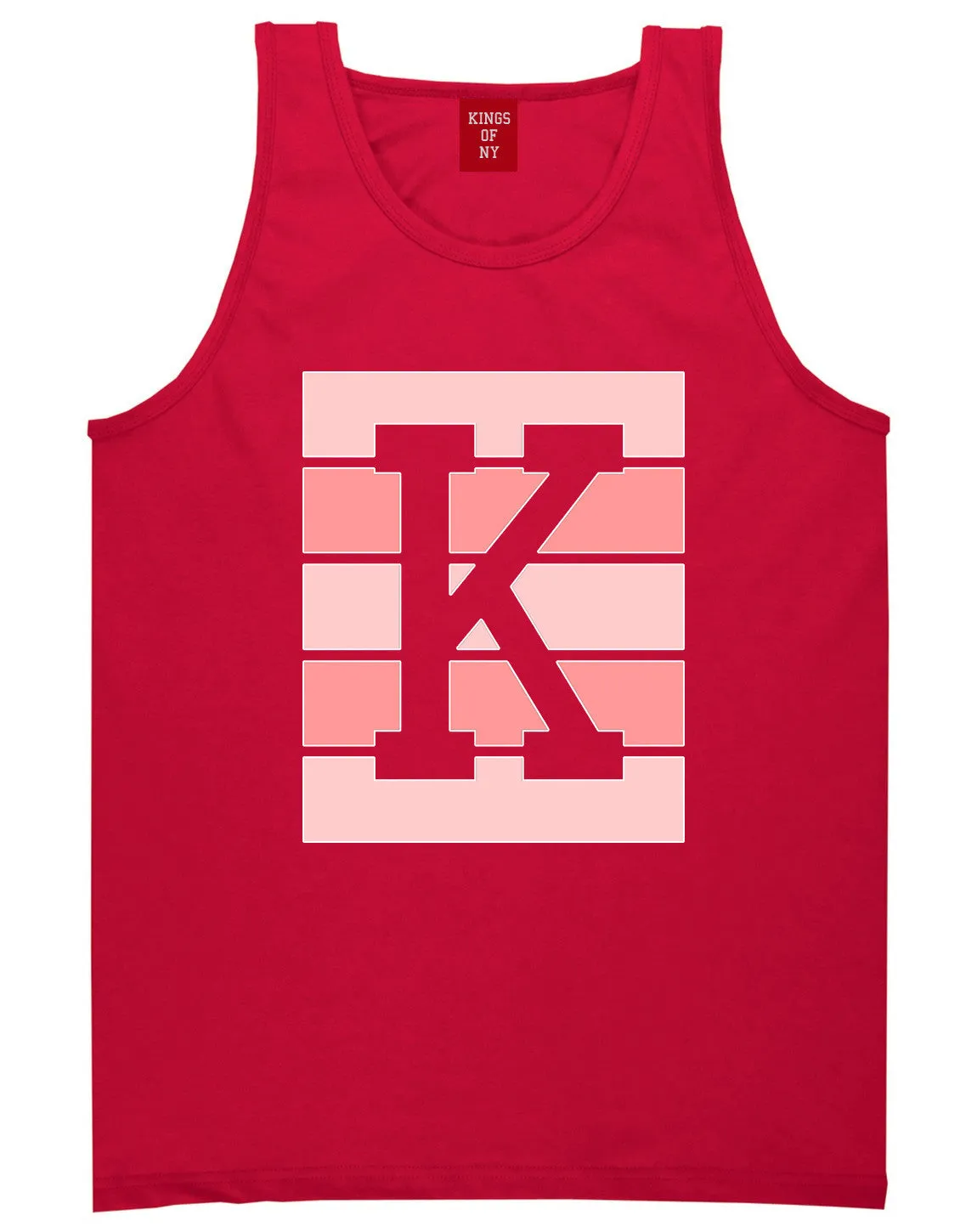 Pink K Blocks Tank Top