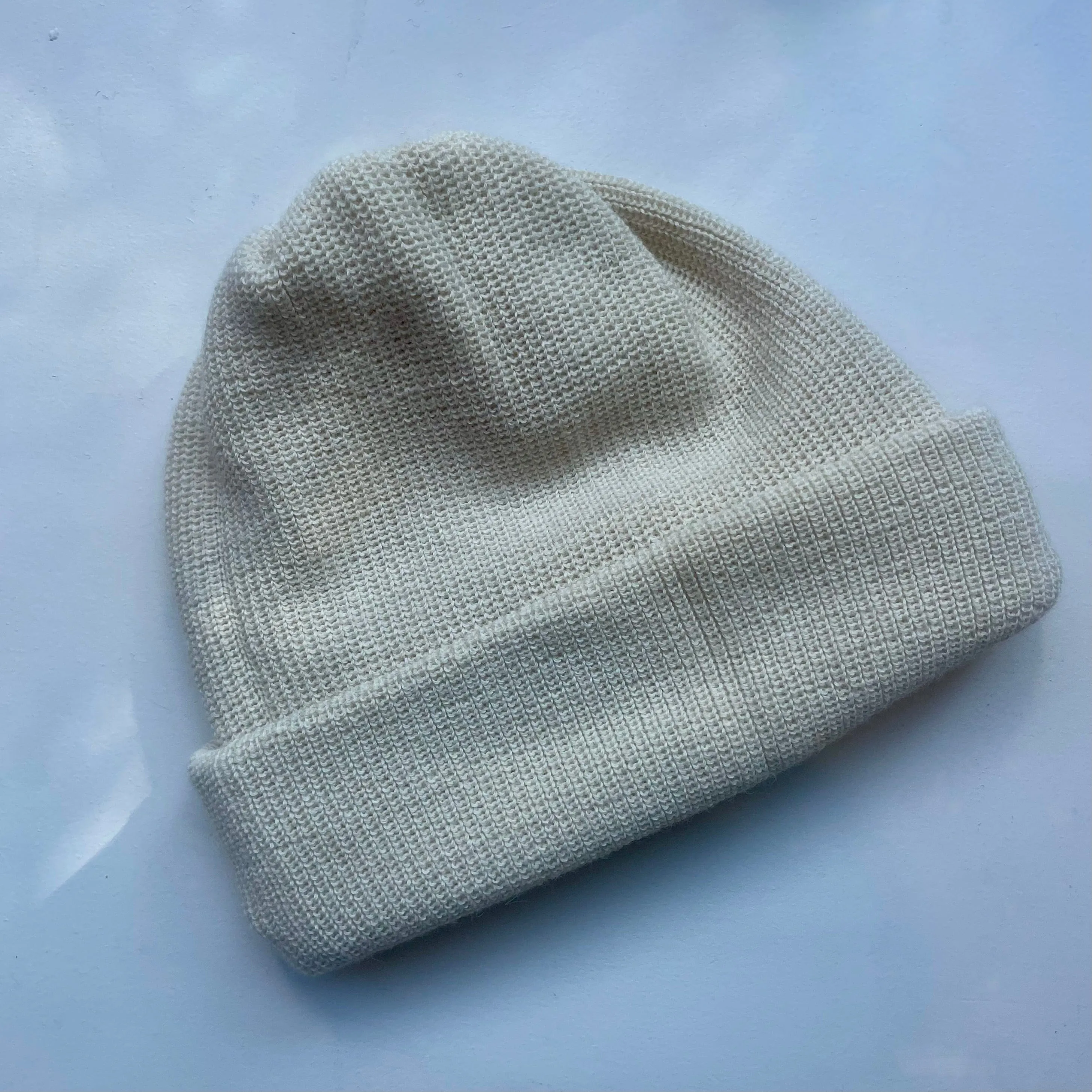 Plush Rib Beanie in Baby Alpaca