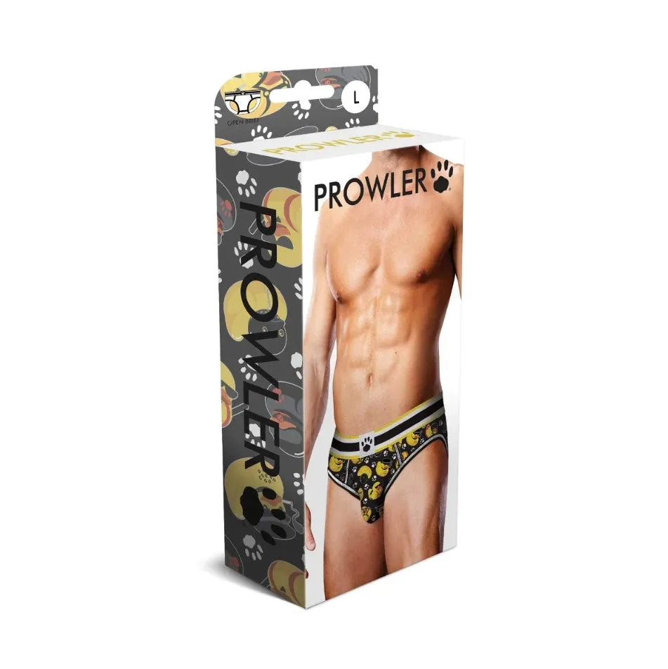 Prowler Rubber Ducks Open Brief - Medium (Black/Yellow)