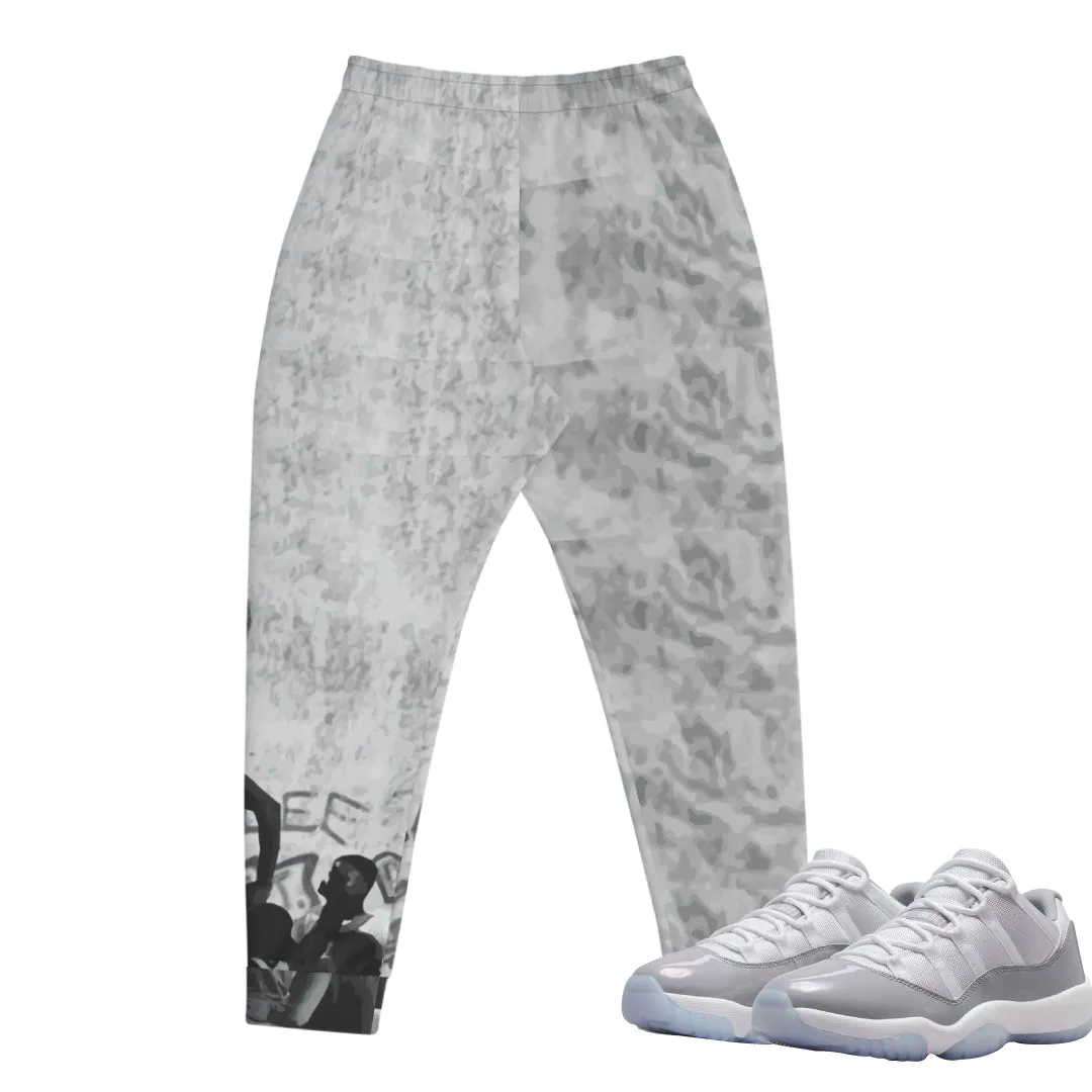 Retro 11 Low Cement Grey "Playground" Joggers