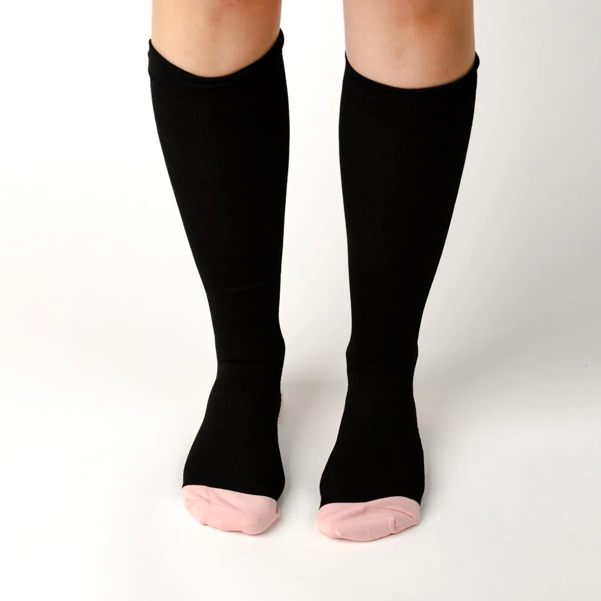 Retro Pink Compression Socks