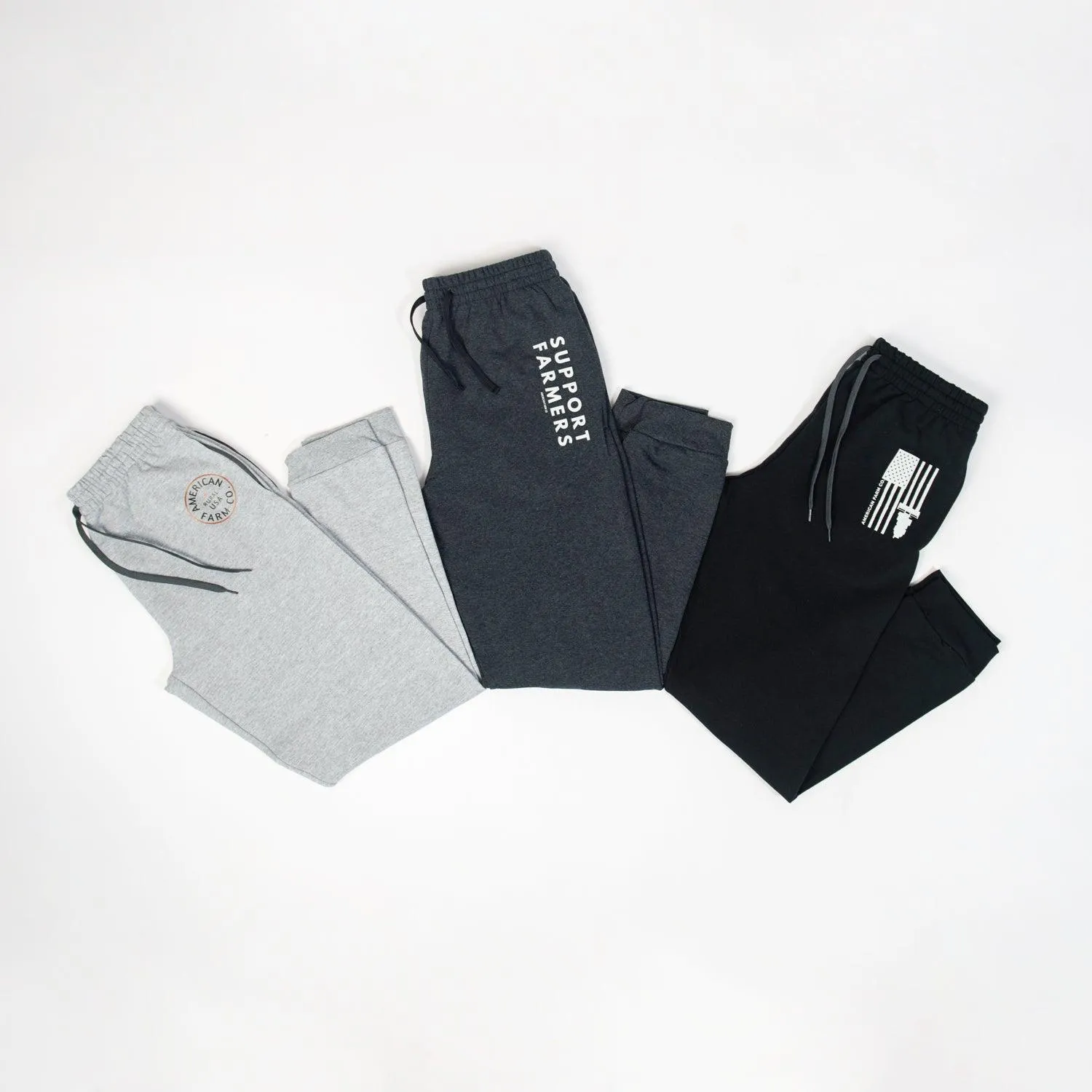 Rural USA Grey Joggers - NEW