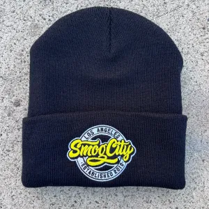 Script Beanie (black/yellow)