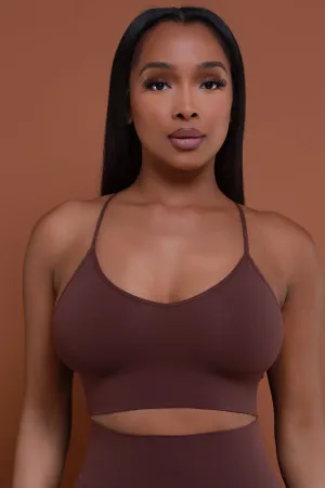 Seamless Sculpt Bralette - Chocolate No.101