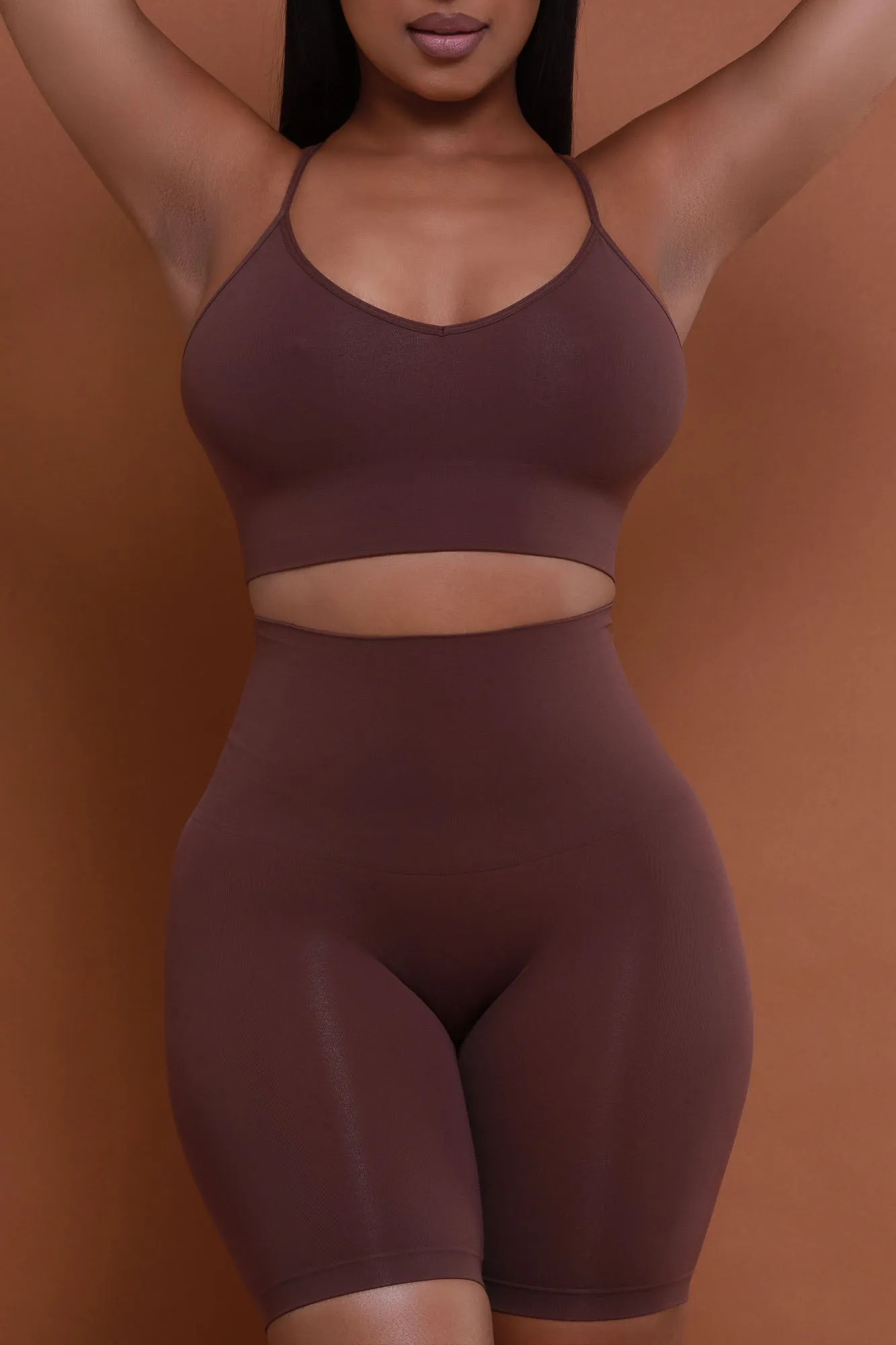 Seamless Sculpt Bralette - Chocolate No.101