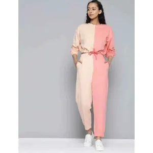 Sierra Women Peach- Coloured Pure Cotton Two Piece Set