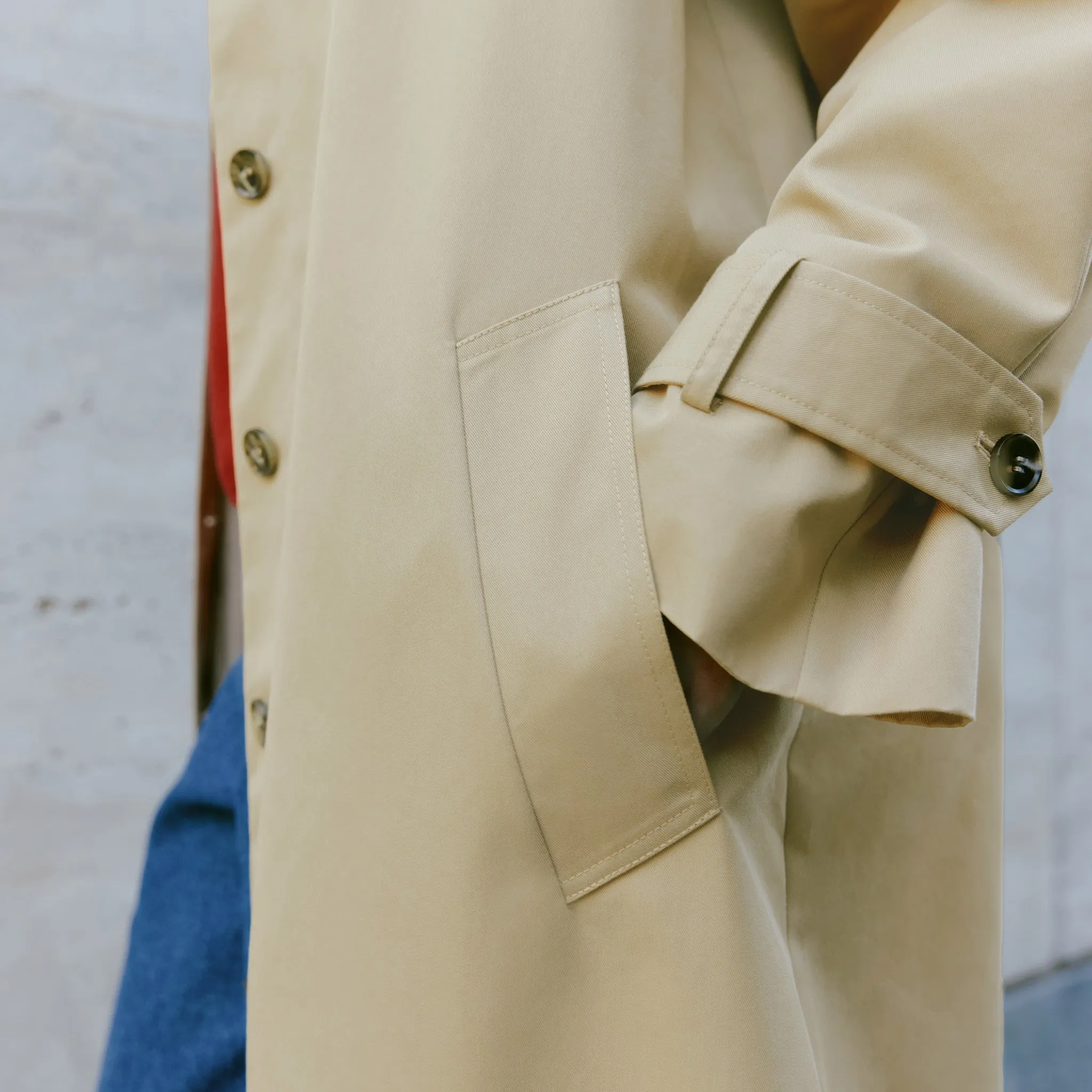 Single Breasted Trench Coat