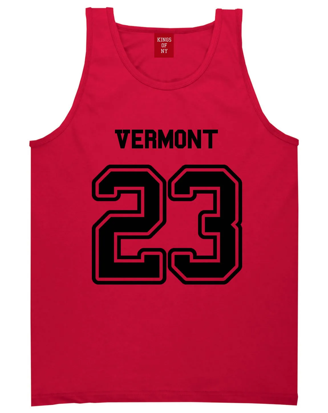 Sport Style Vermont 23 Team State Jersey Mens Tank Top