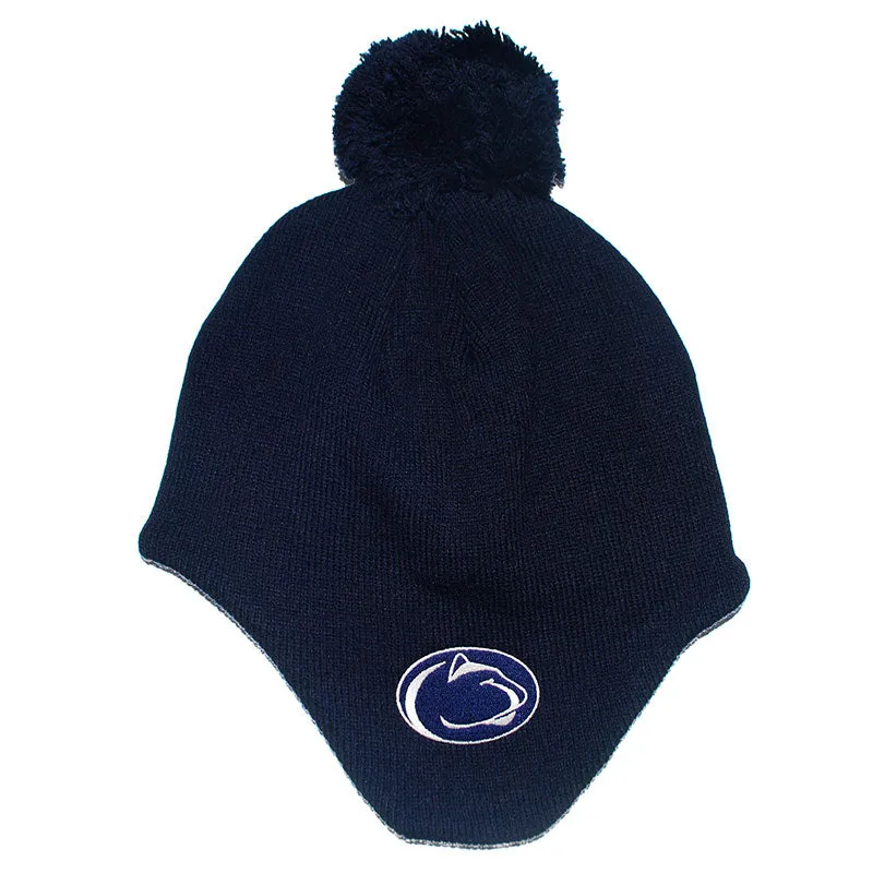 Toddler Nittany Lion Knit Earflap Hat