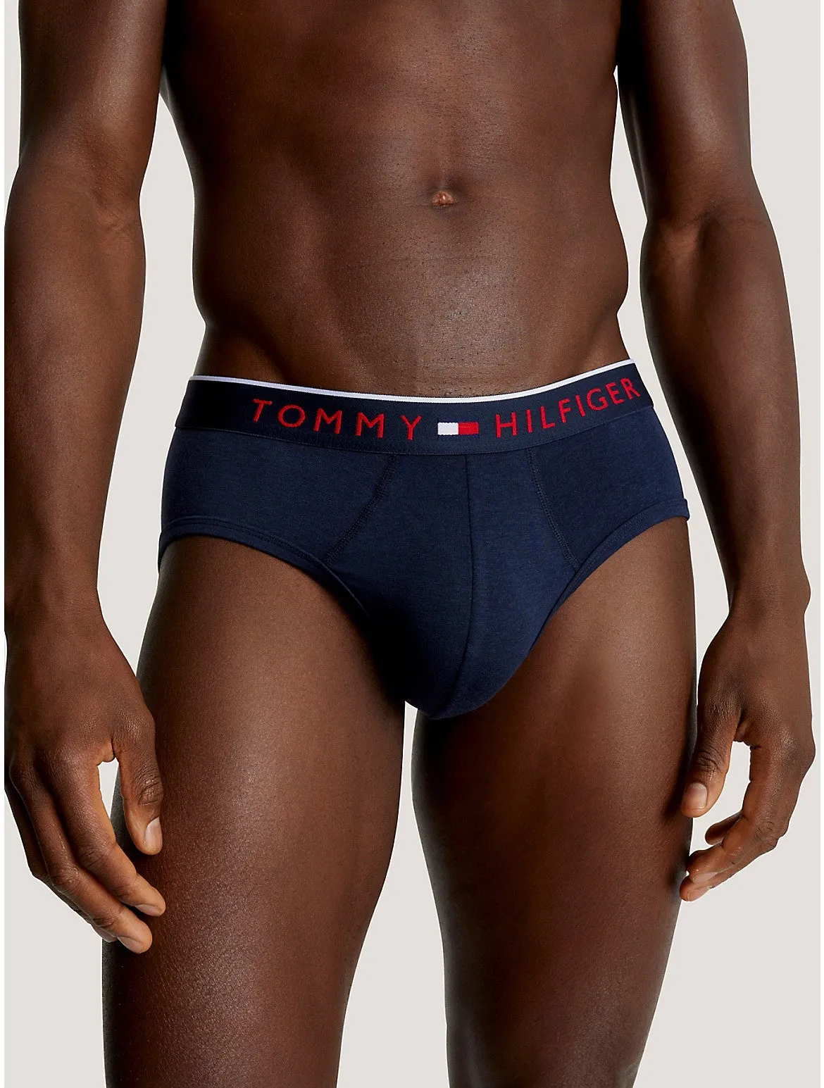 Tommy Hilfiger Men's Essential Luxe Stretch Brief 3-Pack