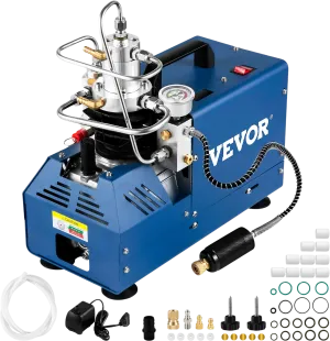 Vevor High Pressure PCP Air Compressor Manual Stop 4500PSI/30MPA/300Bar 1800W 110V New