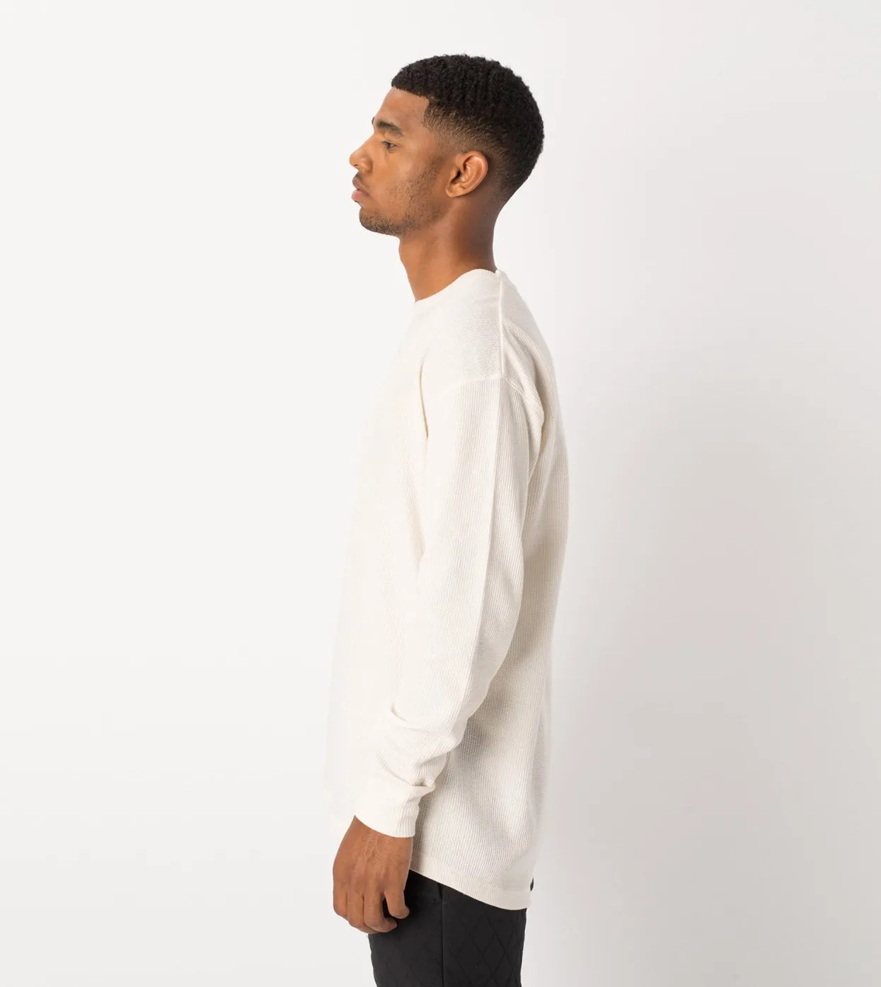 Waffle Rugger LS Tee Bone - Sale